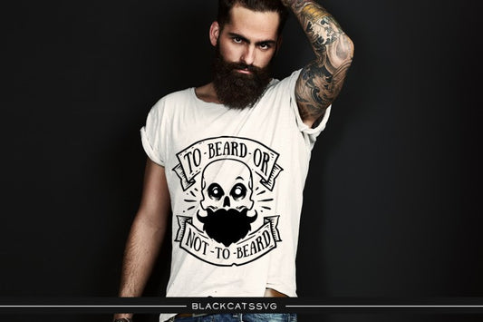 To beard or not to beard SVG files - BlackCatsSVG