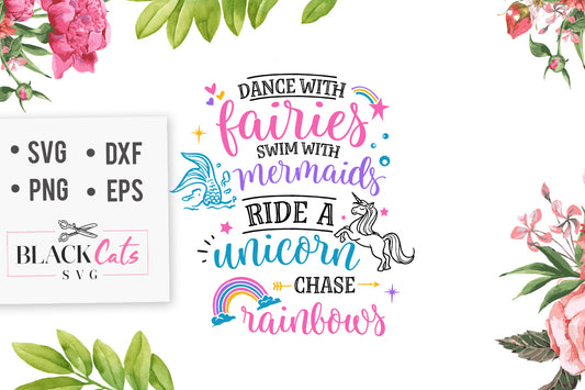 Dance with Fairies SVG File