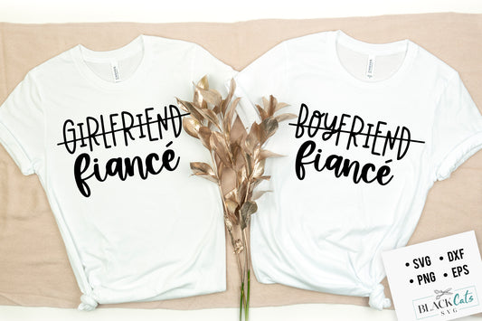 Girlfriend fiance SVG