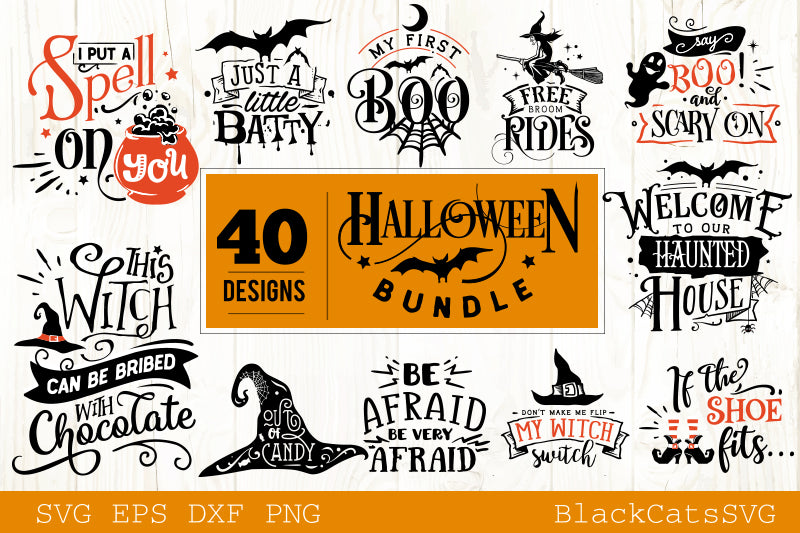 Halloween bundle 40 SVG files vol 2