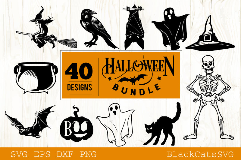 Halloween bundle 40 SVG files vol 2