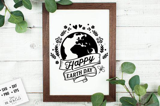 Happy Earth Day 2 SVG file