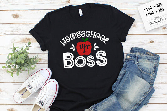 Homeschool like a boss SVG