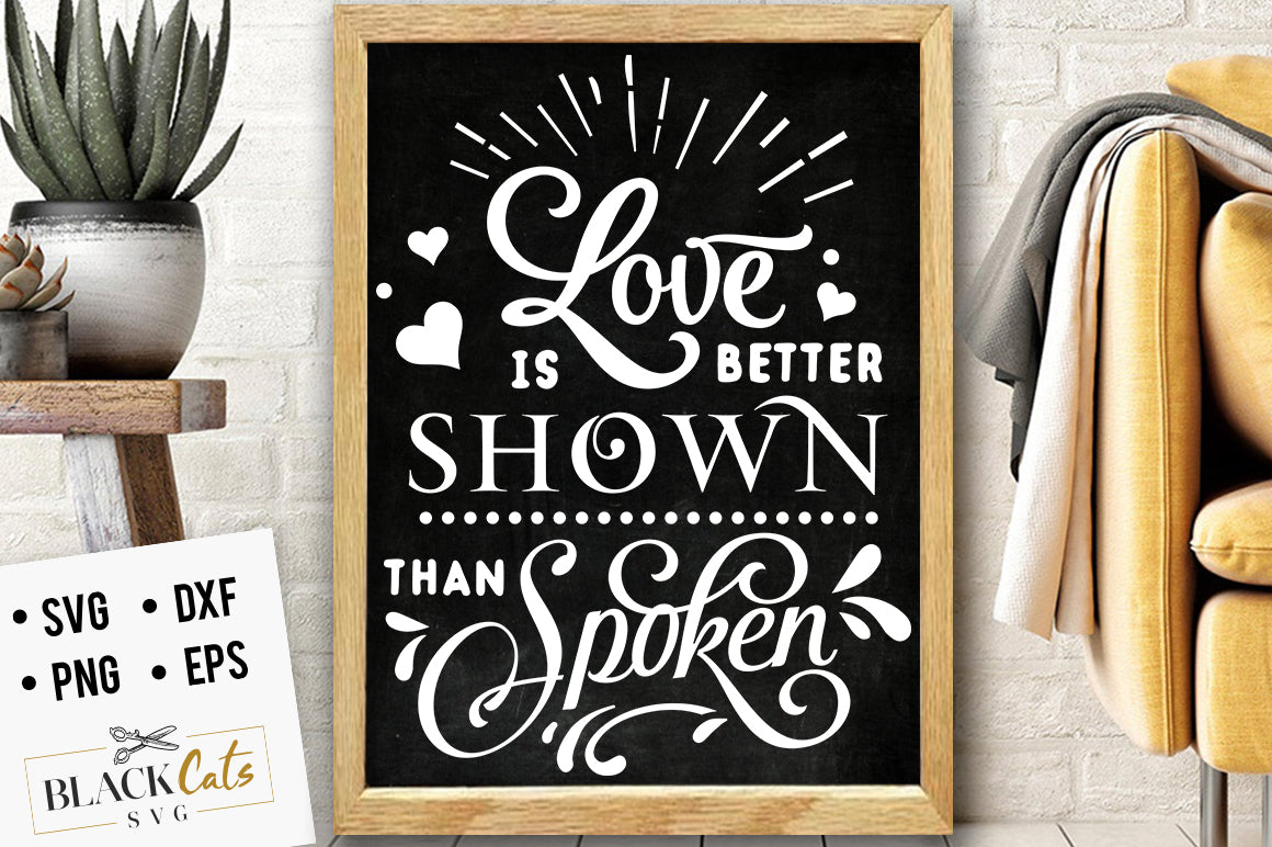 Love is better shown SVG