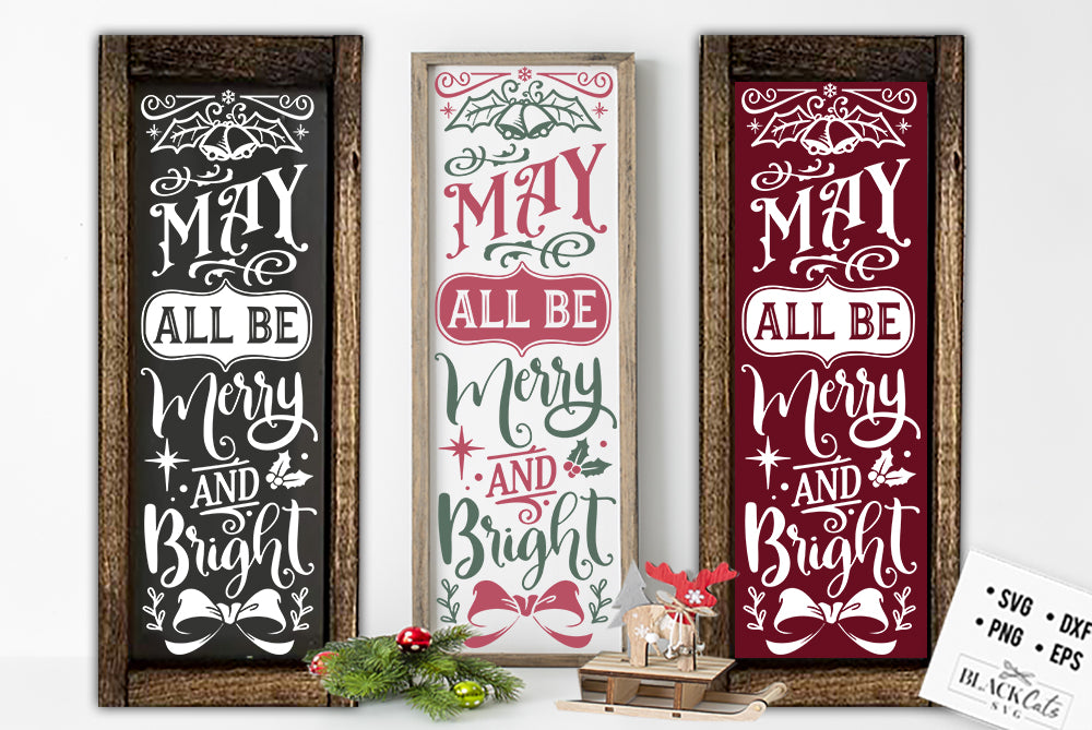 May all be merry SVG – BlackCatsSVG