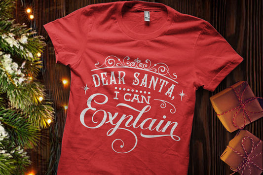 Dear Santa I can explain SVG cutting file