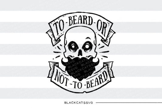 To beard or not to beard SVG files - BlackCatsSVG