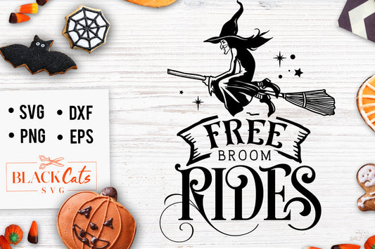 Free Broom Rides SVG File