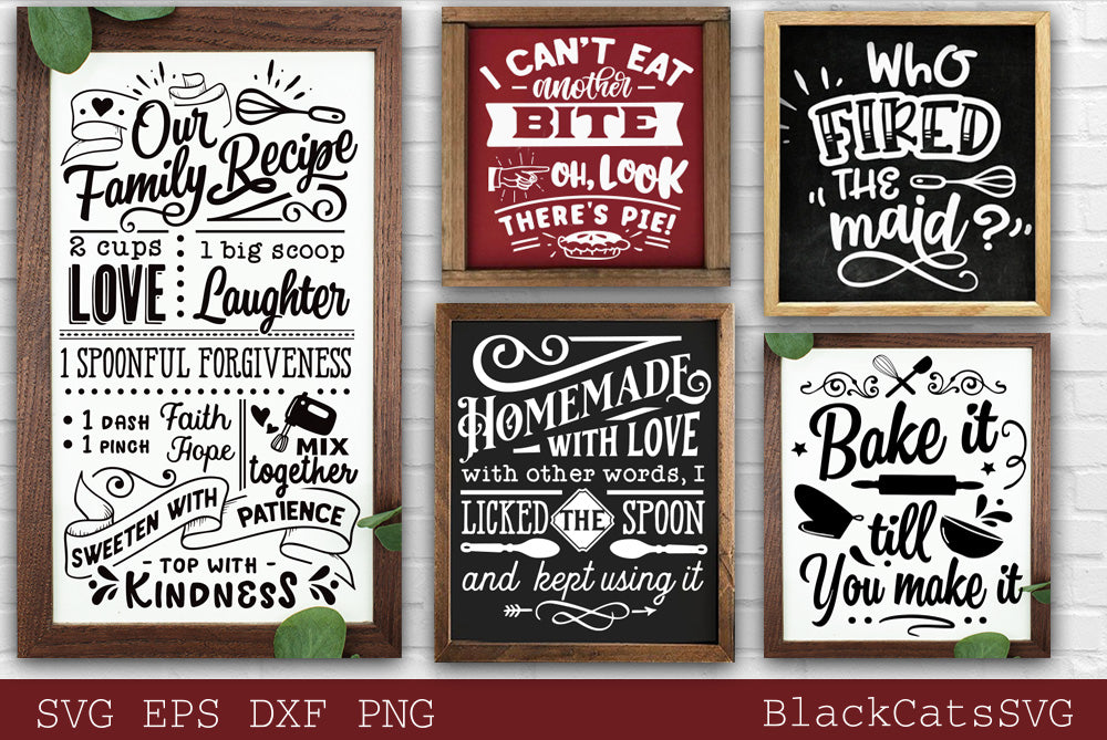 Funny Kitchen Bundle SVG 40 designs vol 1