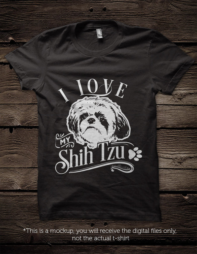 i love my shih tzu shirt