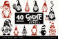 Christmas Gnomes SVG bundle Gnome clipart SVG 40 designs