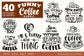 Funny Coffee Bundle SVG 40 designs