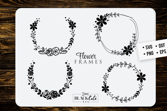 Floral frames SVG, Garden svg, Gardening svg, plants svg, Funny gardening svg, Garden sign svg,