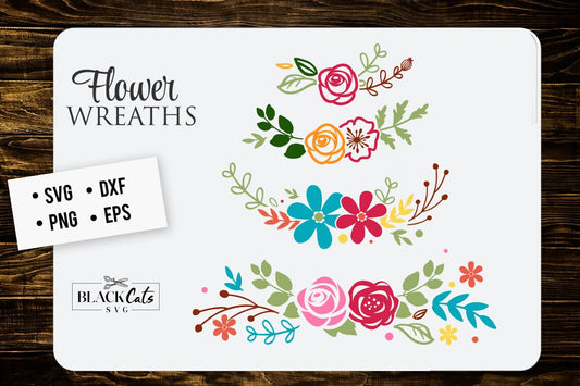 Flower wreaths SVG, Flower frames svg, floral frames svg, Garden svg, Gardening svg, plants svg, Funny gardening svg, Garden sign svg,