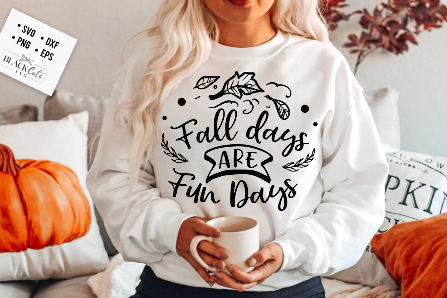 Fall days are fun days svg, Autumn svg, Fall svg, autumn svg design, thanksgiving svg, happy fall svg