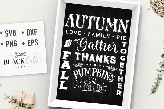 Autumn subway svg, Autumn wall art svg, Autumn poster svg,  Thanksgiving svg, Autumn svg, Fall svg, autumn svg design, Gratitude svg,