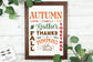 Autumn subway svg, Autumn wall art svg, Autumn poster svg,  Thanksgiving svg, Autumn svg, Fall svg, autumn svg design, Gratitude svg,