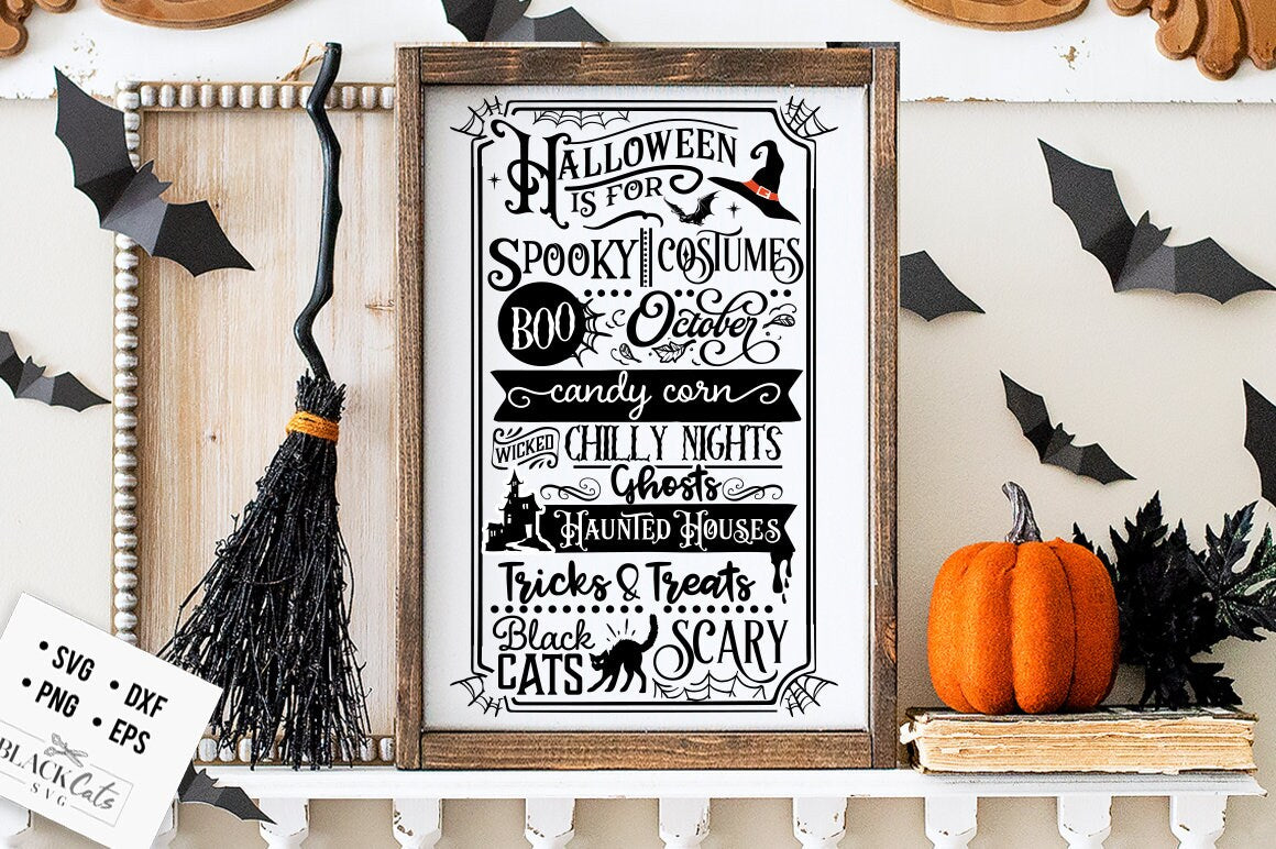 Halloween subway svg, Halloween poster svg, Halloween is for svg, Halloween rules svg, Halloween svg, Happy Halloween svg, Witch svg