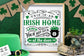 This is an Irish home svg, Home sign svg, Farmhouse St Patricks svg, Loads of luck svg,  shamrock farms svg, St Patrick SVG, Farmhouse svg