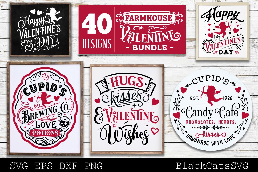 Farmhouse Valentine Bundle svg, Farmhouse Valentine's Day Bundle svg, Cupid's Brewing Co SVG, Farmhouse Valentine SVG