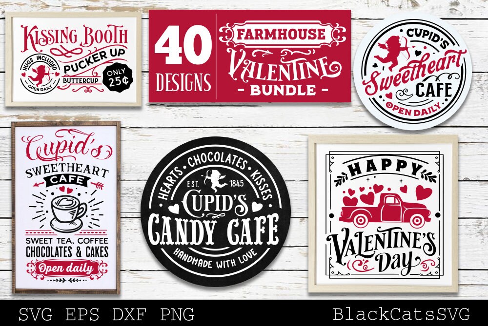 Farmhouse Valentine Bundle svg, Farmhouse Valentine's Day Bundle svg, Cupid's Brewing Co SVG, Farmhouse Valentine SVG