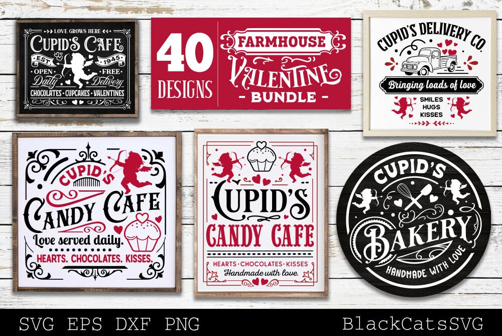 Farmhouse Valentine Bundle svg, Farmhouse Valentine's Day Bundle svg, Cupid's Brewing Co SVG, Farmhouse Valentine SVG