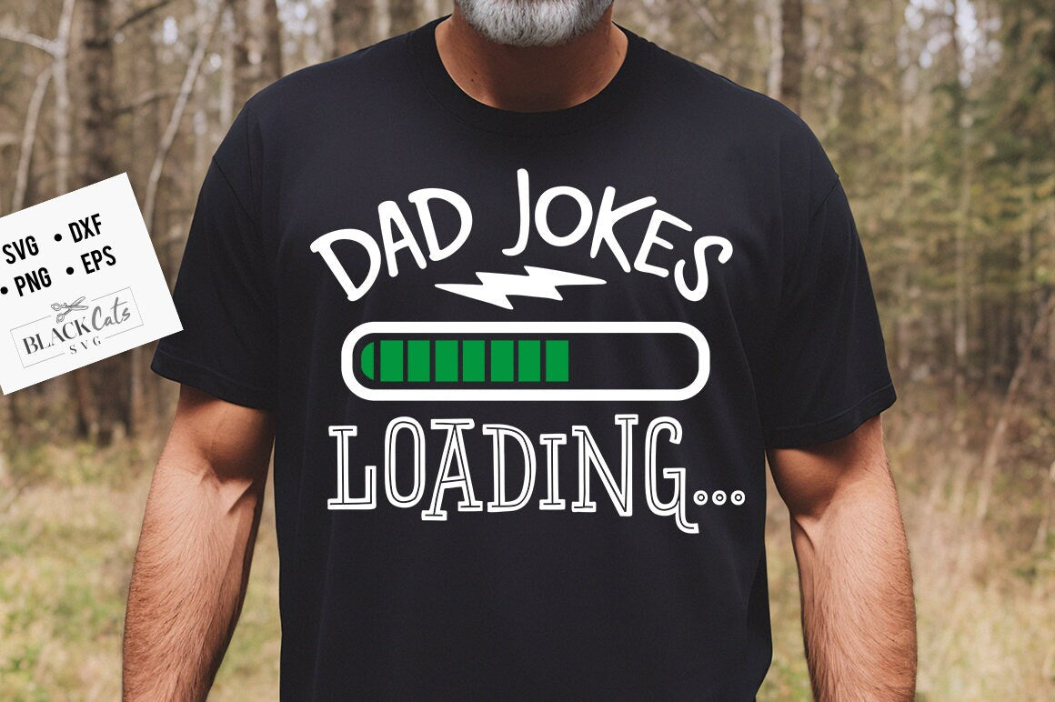 Dad jokes loading svg, Dad jokes svg, Father's Day svg, Funny Dad svg, Birthday Dad svg, Dad svg, Vintage birthday svg