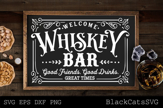 Whiskey bar svg, Dad's bar svg, Man cave svg, Father's day gift svg, bar poster svg