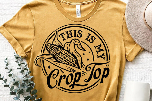 This is my crop top svg,  Corn Svg , Husk Cutting, Coutry girl svg, Crops Svg, Country svg, Funny crop svg, Crop top PNG