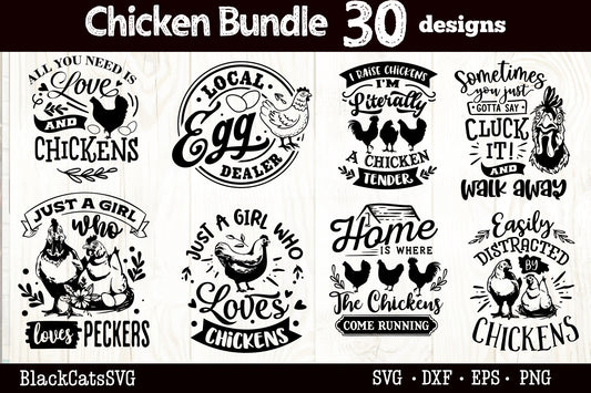 Chicken bundle svg, Chicken svg, Chicken mama svg, Chicken lover svg, Funny chicken svg