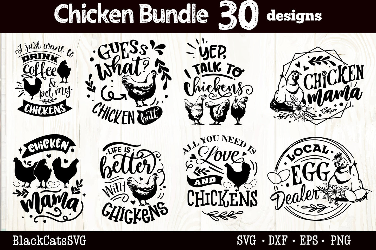 Chicken bundle svg, Chicken svg, Chicken mama svg, Chicken lover svg, Funny chicken svg