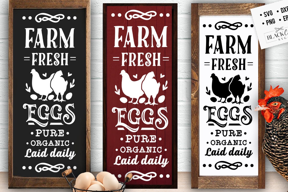 Farm fresh eggs svg, Vertical sign svg, Eggs svg, Local egg dealer svg, Chicken svg,  Farmhouse chicken svg, Sarcastic chicken svg