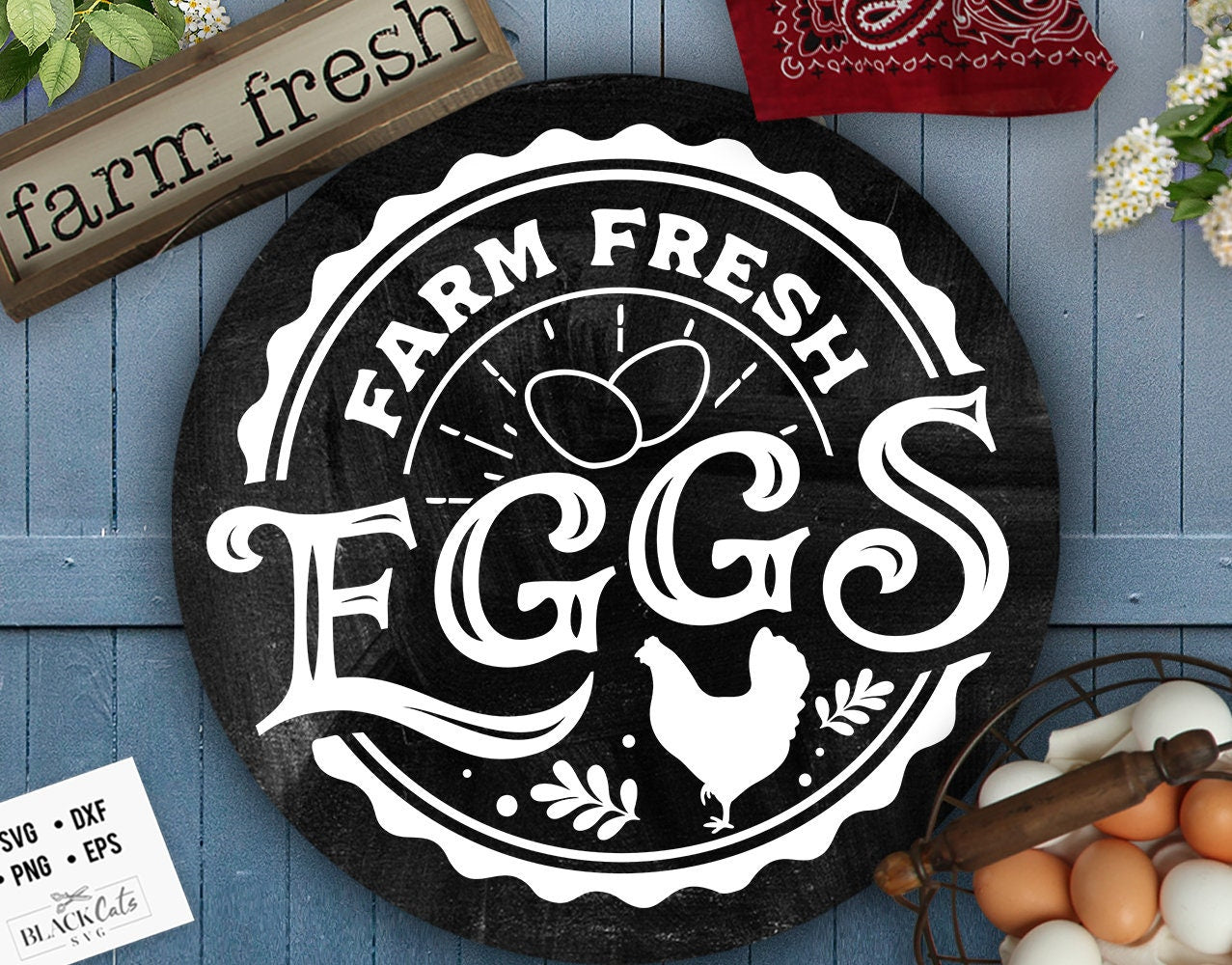 Farm fresh eggs svg, Eggs svg, Local egg dealer svg, Chicken svg, Funny chickens svg, coop svg, Farmhouse chicken svg, Sarcastic chicken svg