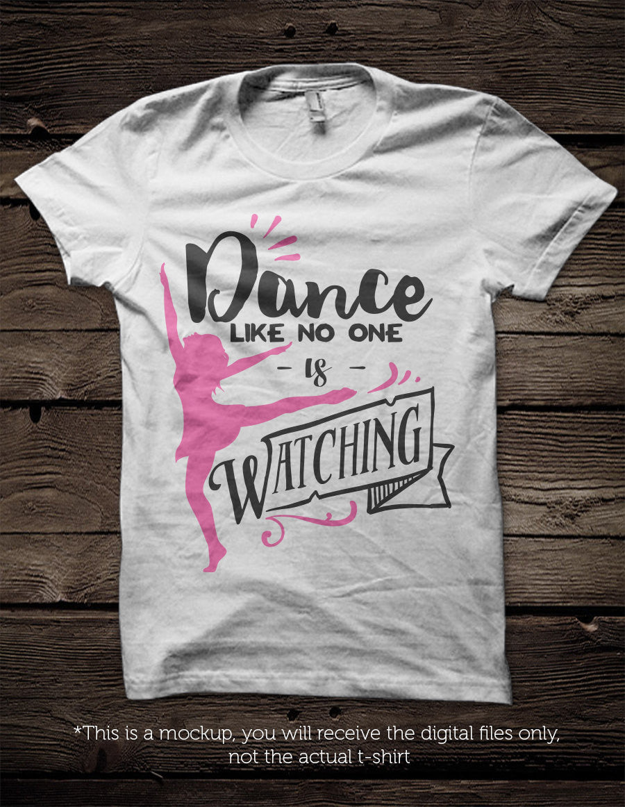 Dance like no one is watching SVG file Cutting File Clipart in Svg, Eps, Dxf, Png for Cricut & Silhouette svg - BlackCatsSVG