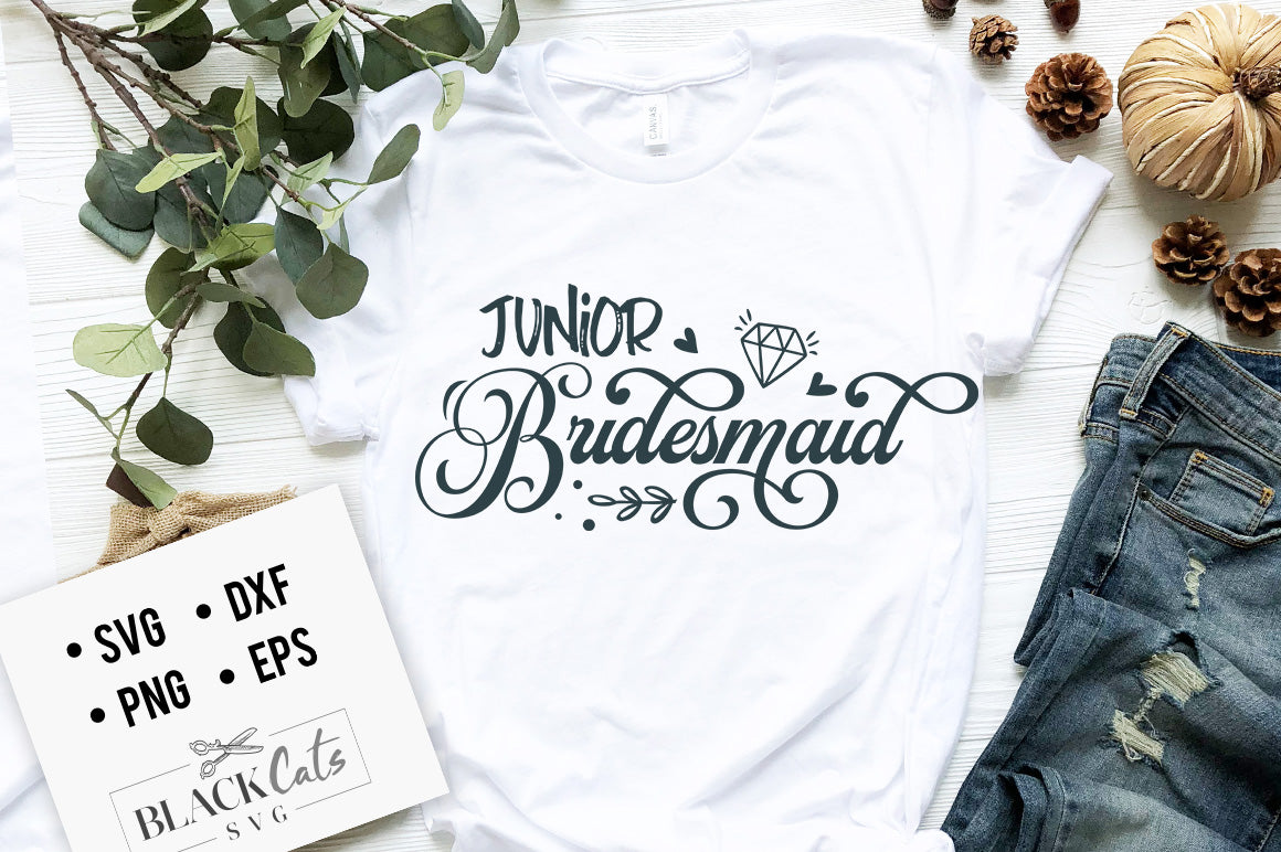 Junior Bridesmaid SVG File