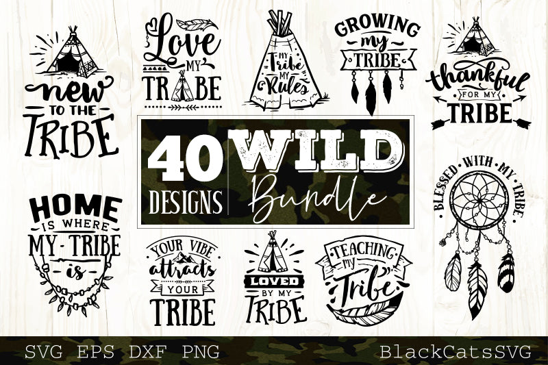 Boho Stickers Svgboho Inspirational Quote Bundle Svgdigital 